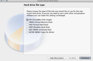 Select Hard Drive File Type